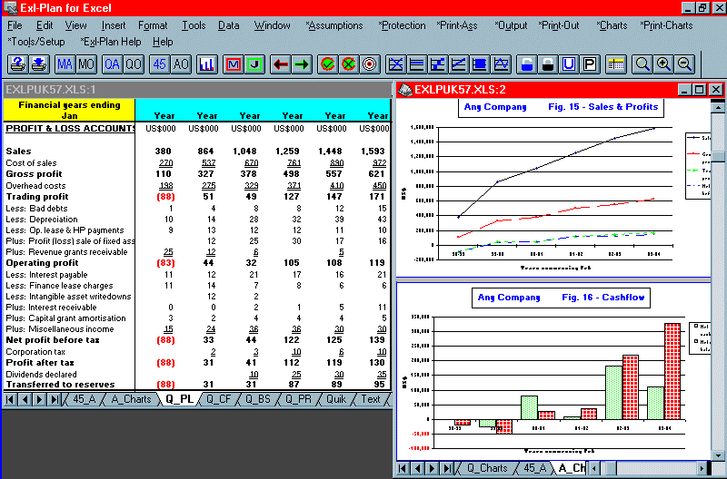 Exl-Plan Lite (US-C edition) Screenshot
